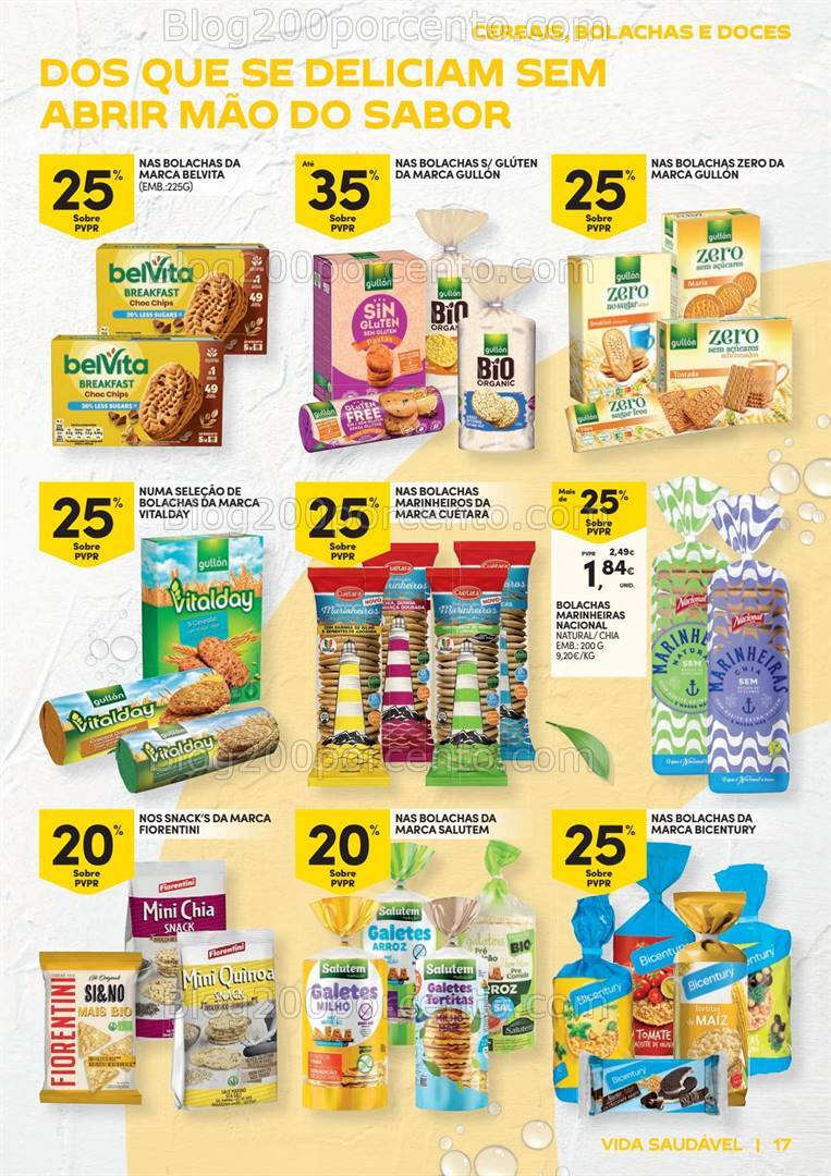 Antevisão Folheto CONTINENTE Vida Saudável Promoções de 22 outubro a 3 novembro