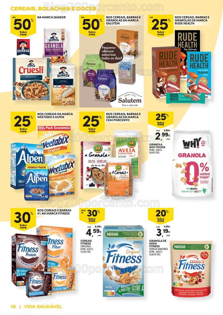 Antevisão Folheto CONTINENTE Vida Saudável Promoções de 22 outubro a 3 novembro