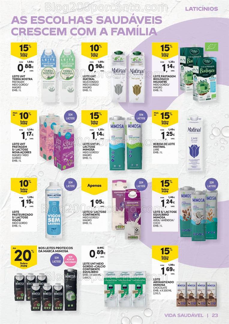 Antevisão Folheto CONTINENTE Vida Saudável Promoções de 22 outubro a 3 novembro