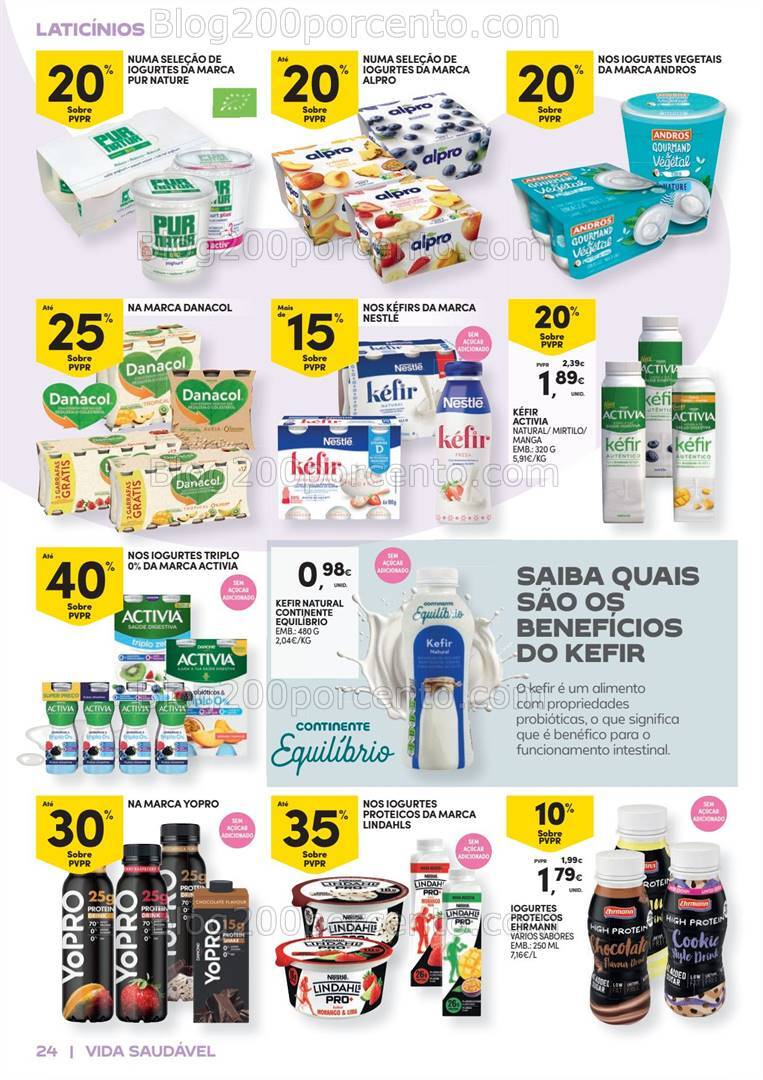 Antevisão Folheto CONTINENTE Vida Saudável Promoções de 22 outubro a 3 novembro