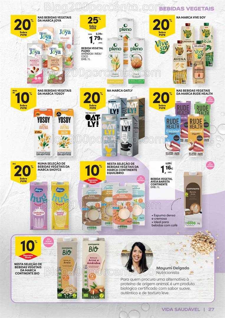 Antevisão Folheto CONTINENTE Vida Saudável Promoções de 22 outubro a 3 novembro