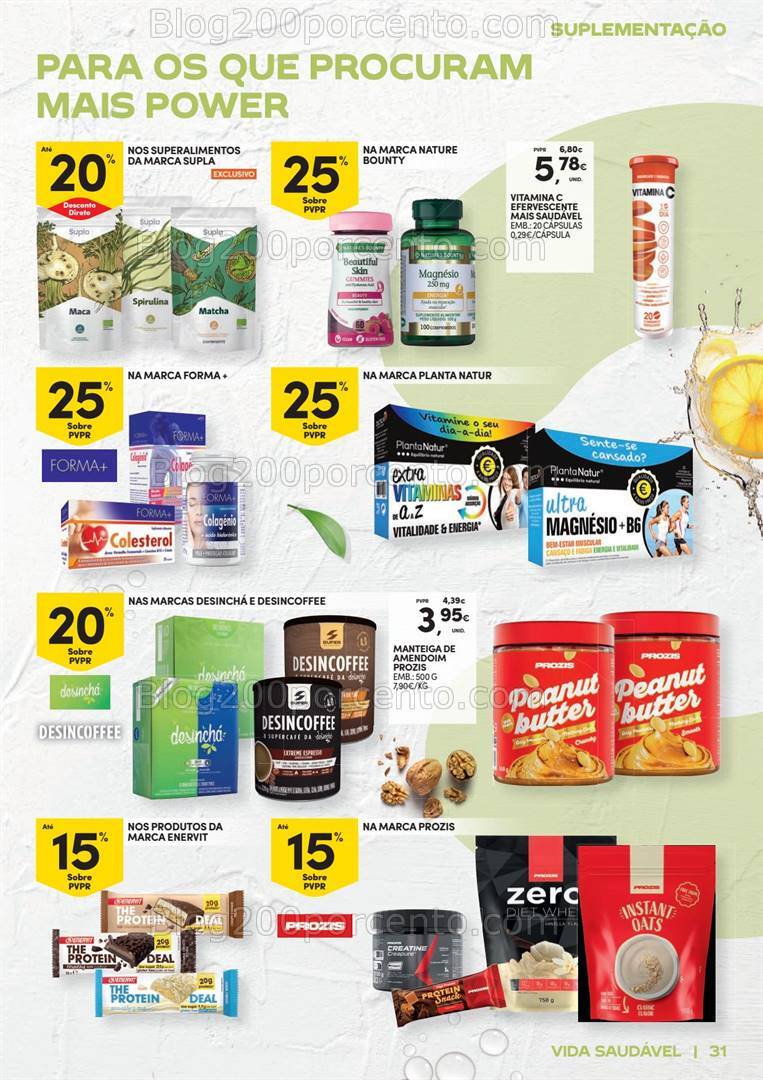 Antevisão Folheto CONTINENTE Vida Saudável Promoções de 22 outubro a 3 novembro