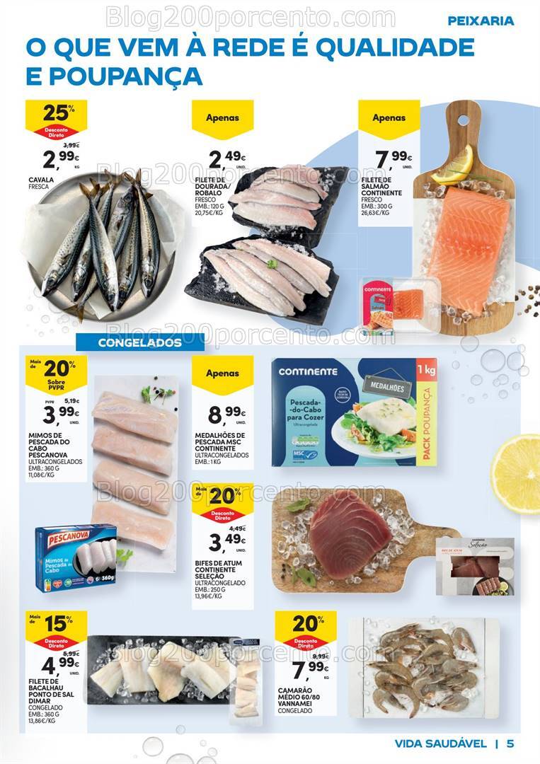 Antevisão Folheto CONTINENTE Vida Saudável Promoções de 22 outubro a 3 novembro