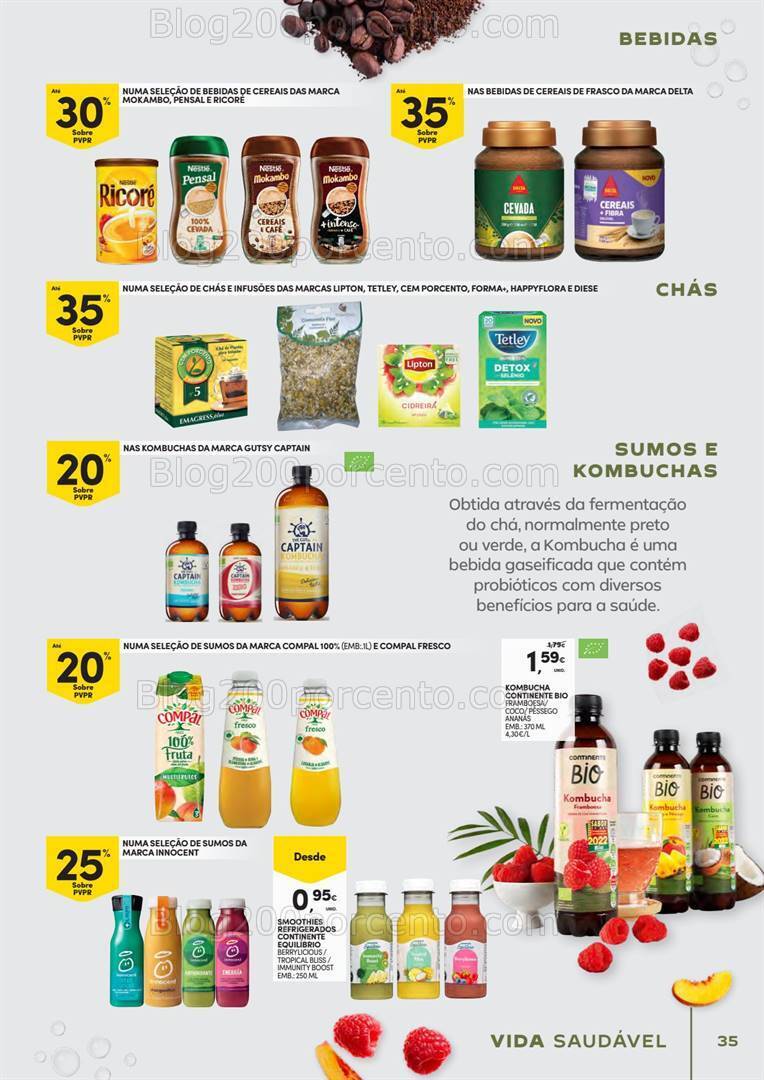 Antevisão Folheto CONTINENTE Vida Saudável Promoções de 30 abril a 12 maio