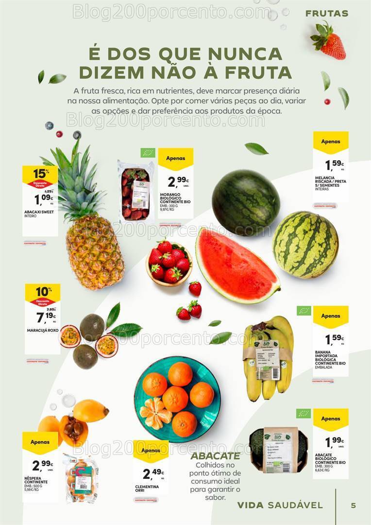 Antevisão Folheto CONTINENTE Vida Saudável Promoções de 30 abril a 12 maio