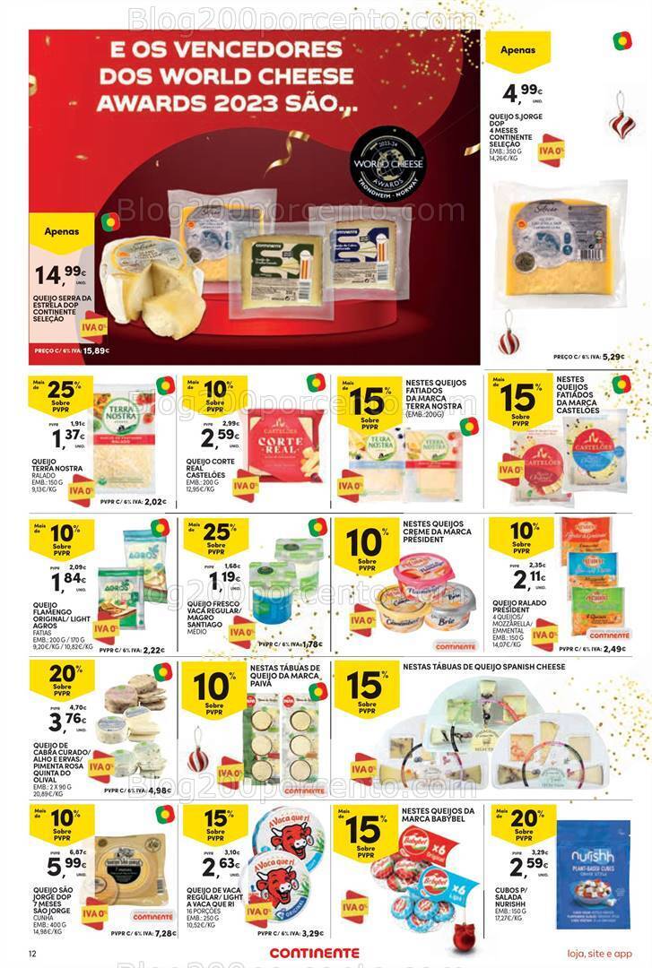 Antevisão Folheto CONTINENTE Promoções de 19 a 25 dezembro