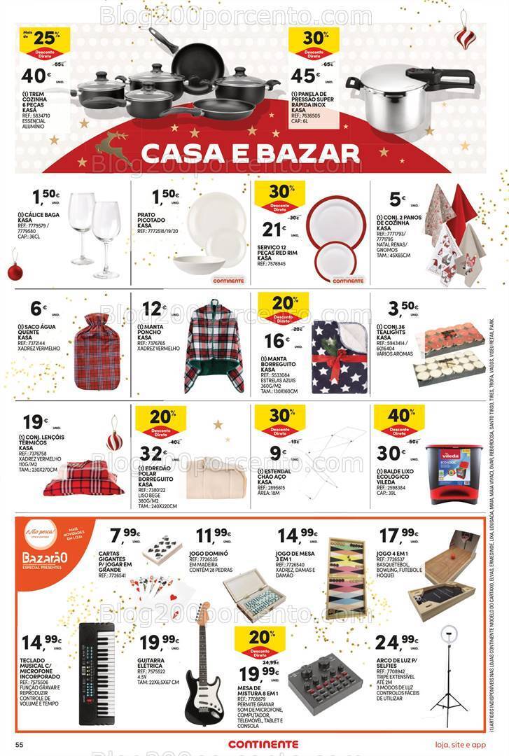Antevisão Folheto CONTINENTE Promoções de 19 a 25 dezembro