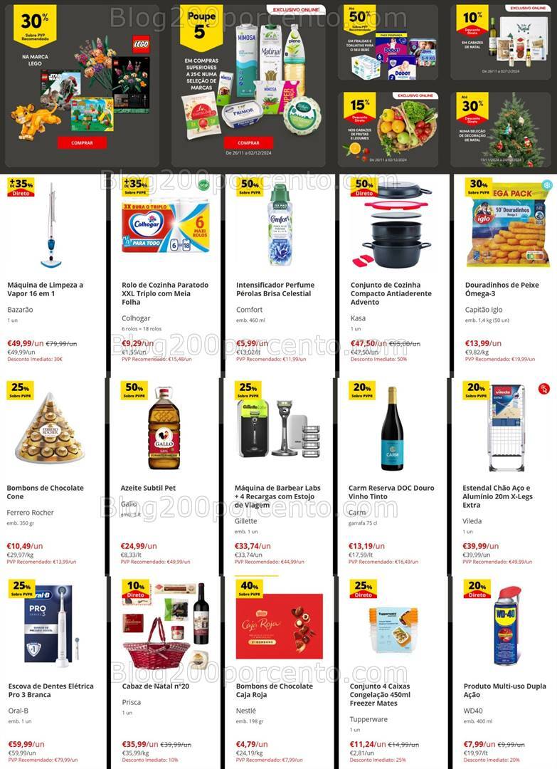 BLACK FRIDAY - Até 60% de desconto CONTINENTE Promoções até 2 dezembro