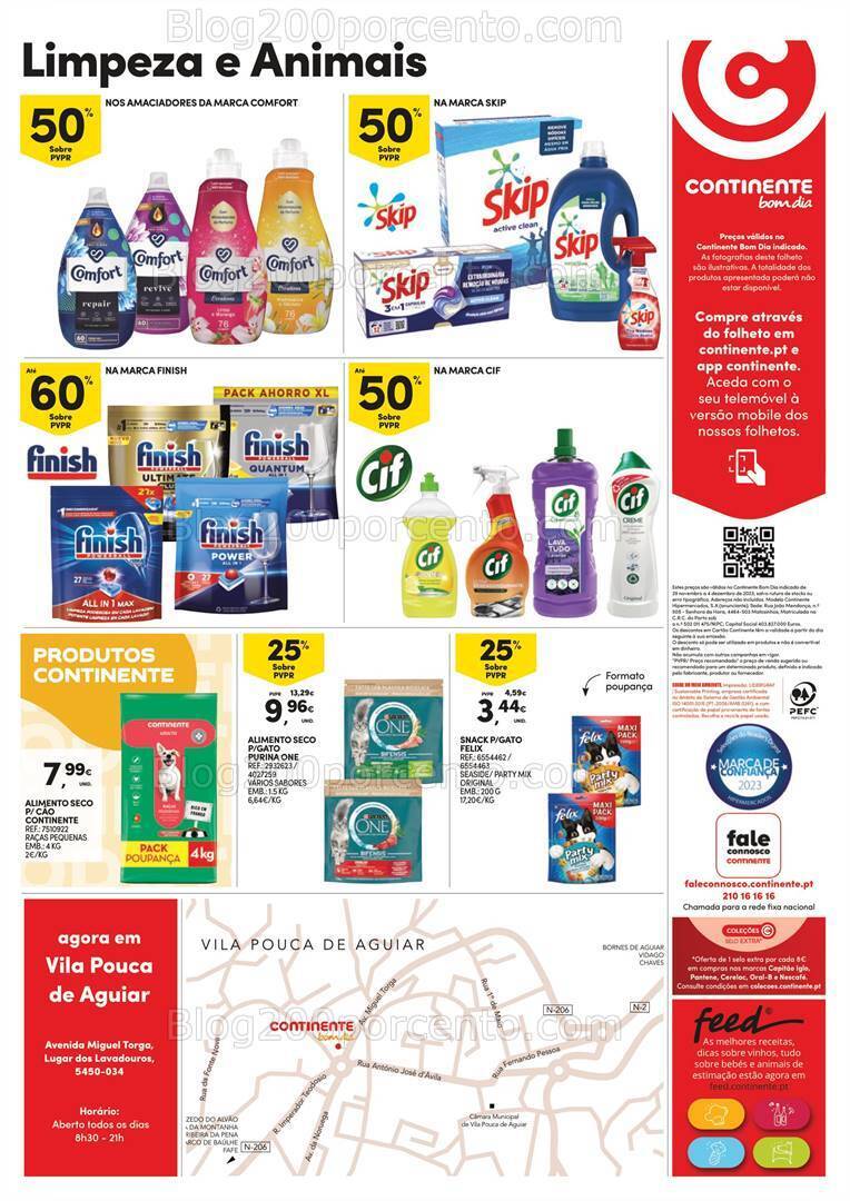 Antevisão Folheto CONTINENTE Aberturas Vila Pouca de Aguiar - 29 novembro a 4 dezembro