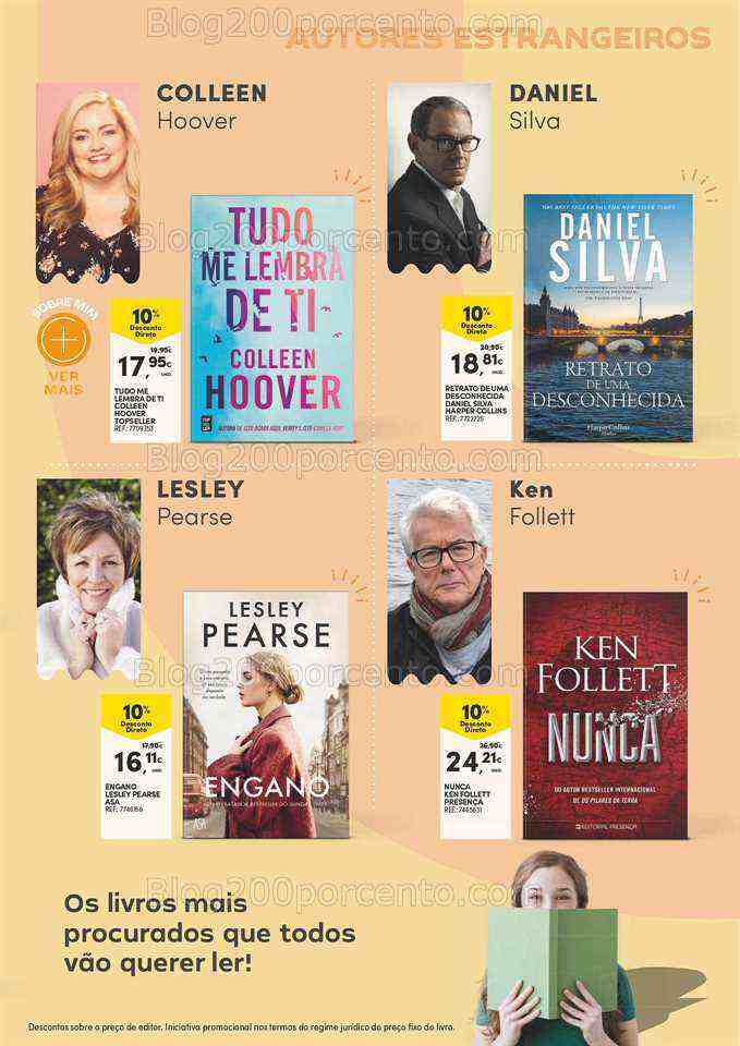 Antevisão Folheto CONTINENTE Livros de 27 junho a 23 julho