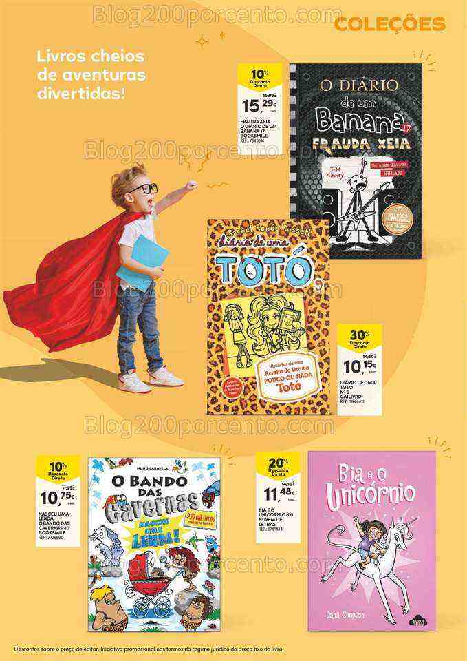 Antevisão Folheto CONTINENTE Livros de 27 junho a 23 julho