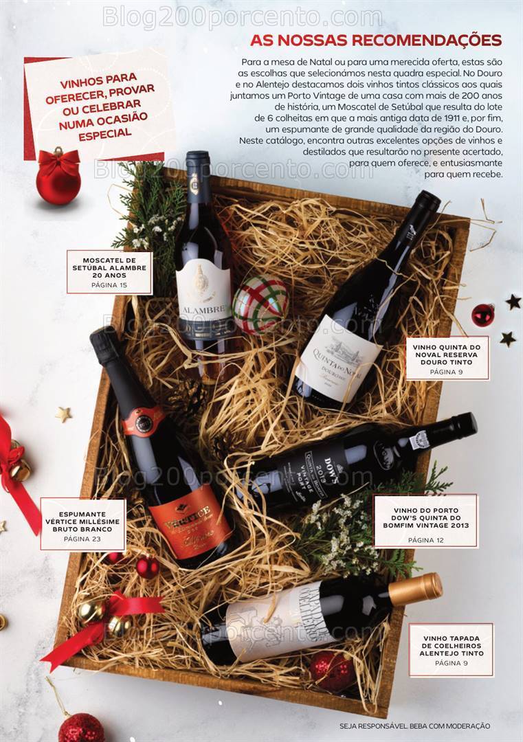 Antevisão Folheto CONTINENTE Presentes de Natal Garrafeira - 31 outubro a 24 dezembro