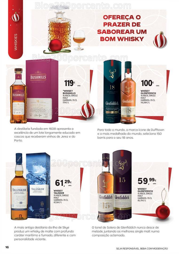 Antevisão Folheto CONTINENTE Presentes de Natal Garrafeira - 31 outubro a 24 dezembro