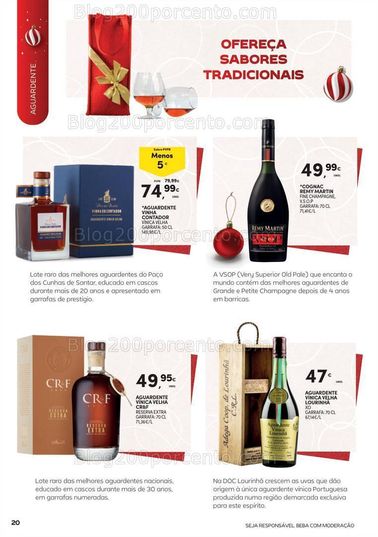 Antevisão Folheto CONTINENTE Presentes de Natal Garrafeira - 31 outubro a 24 dezembro