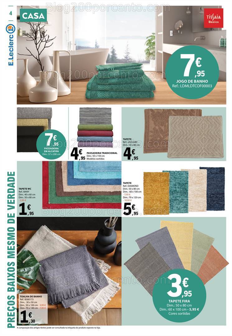 Antevisão Folheto E-LECLERC Bazar Promoções de 14 a 27 março