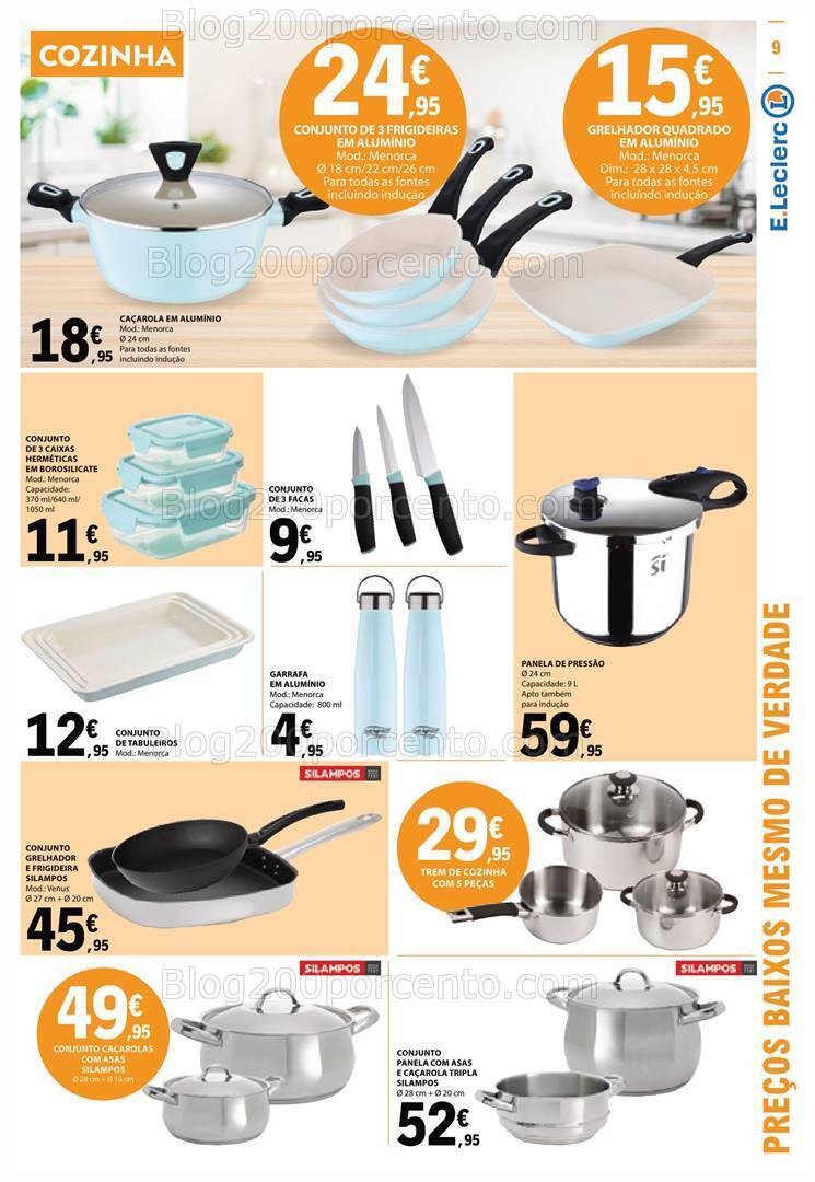 Antevisão Folheto E-LECLERC Bazar Promoções de 14 a 27 março