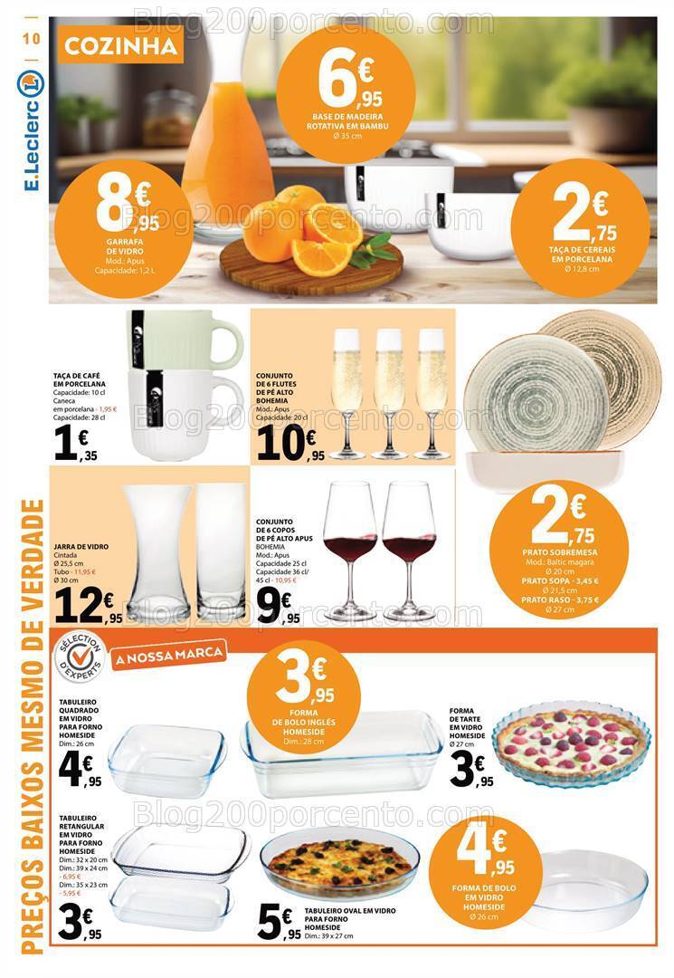Antevisão Folheto E-LECLERC Bazar Promoções de 14 a 27 março