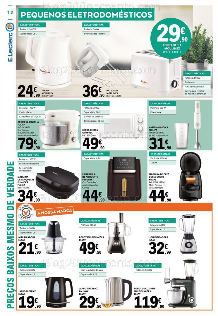 Antevisão Folheto E-LECLERC Bazar Promoções de 14 a 27 março