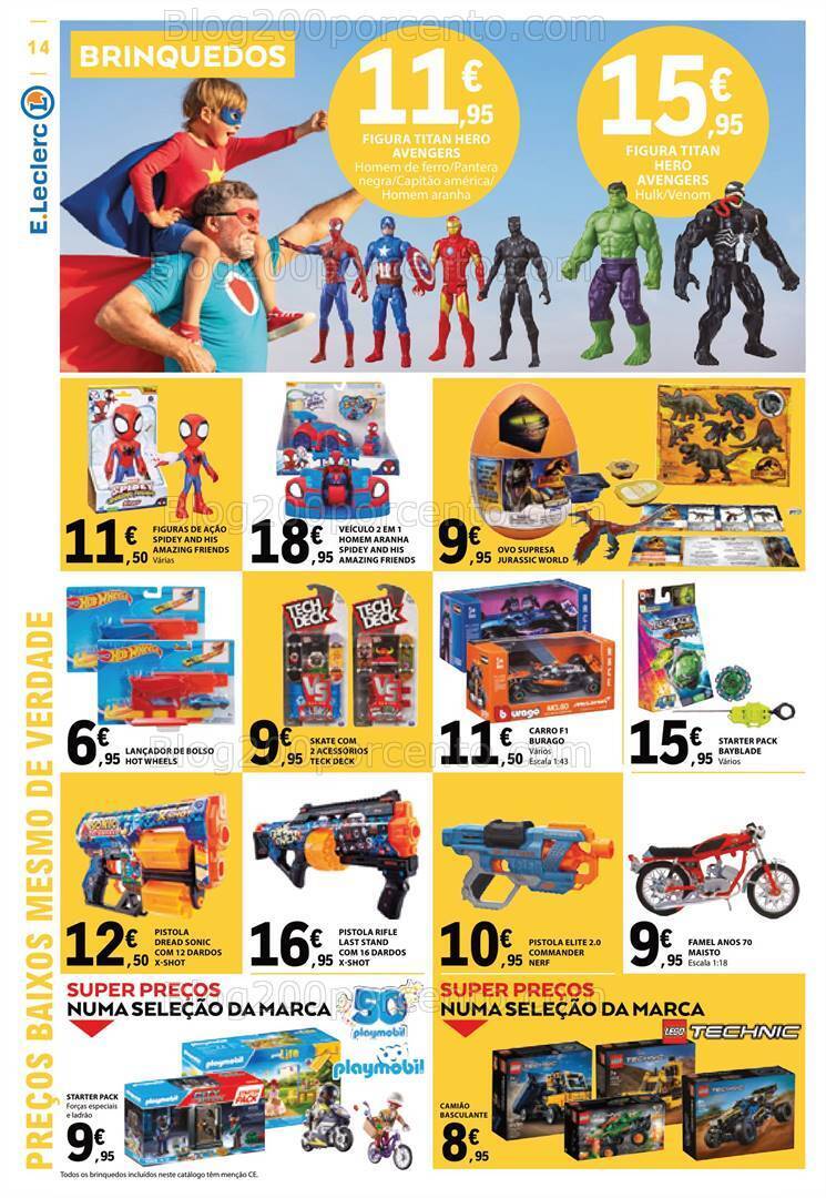 Antevisão Folheto E-LECLERC Bazar Promoções de 14 a 27 março