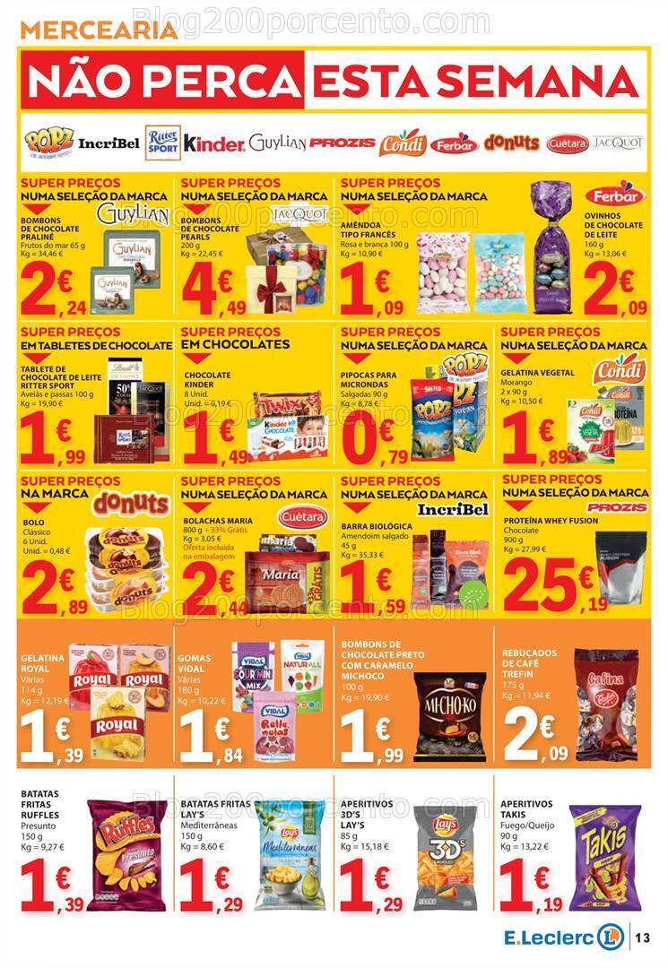 Antevisão Folheto E-LECLERC Promoções de 14 a 20 março