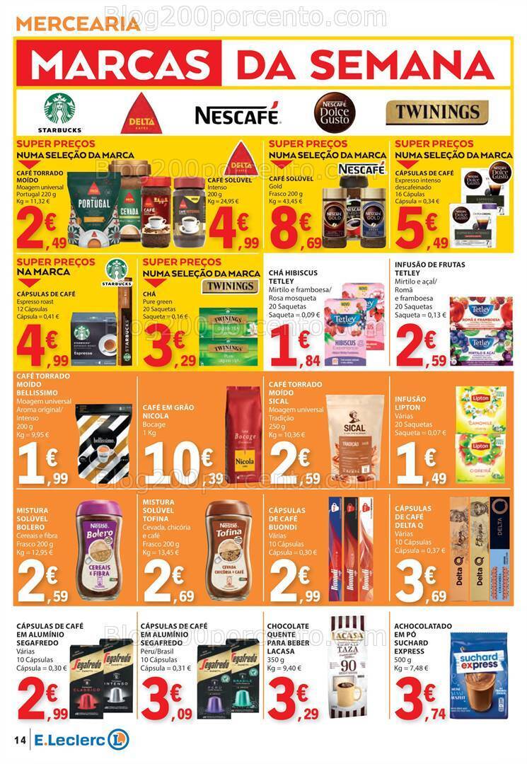Antevisão Folheto E-LECLERC Promoções de 14 a 20 março
