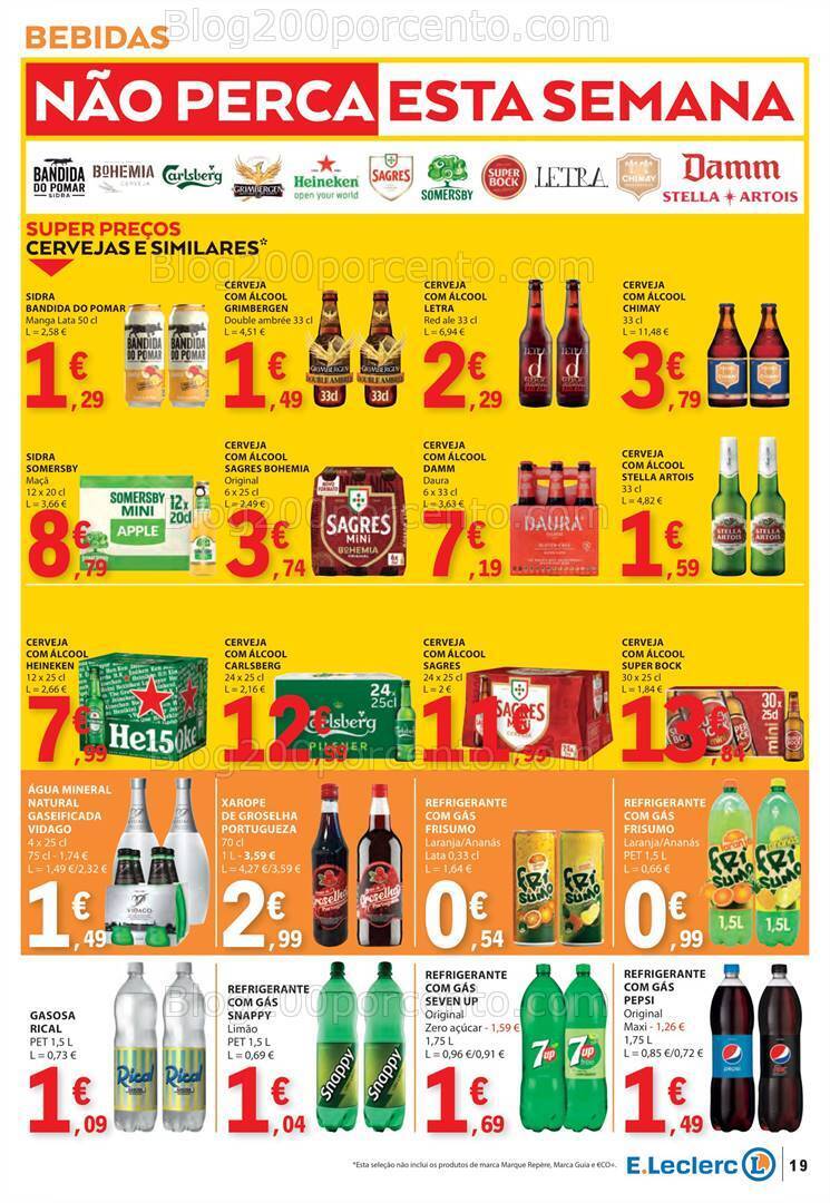 Antevisão Folheto E-LECLERC Promoções de 14 a 20 março