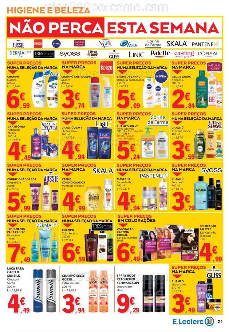 Antevisão Folheto E-LECLERC Promoções de 14 a 20 março