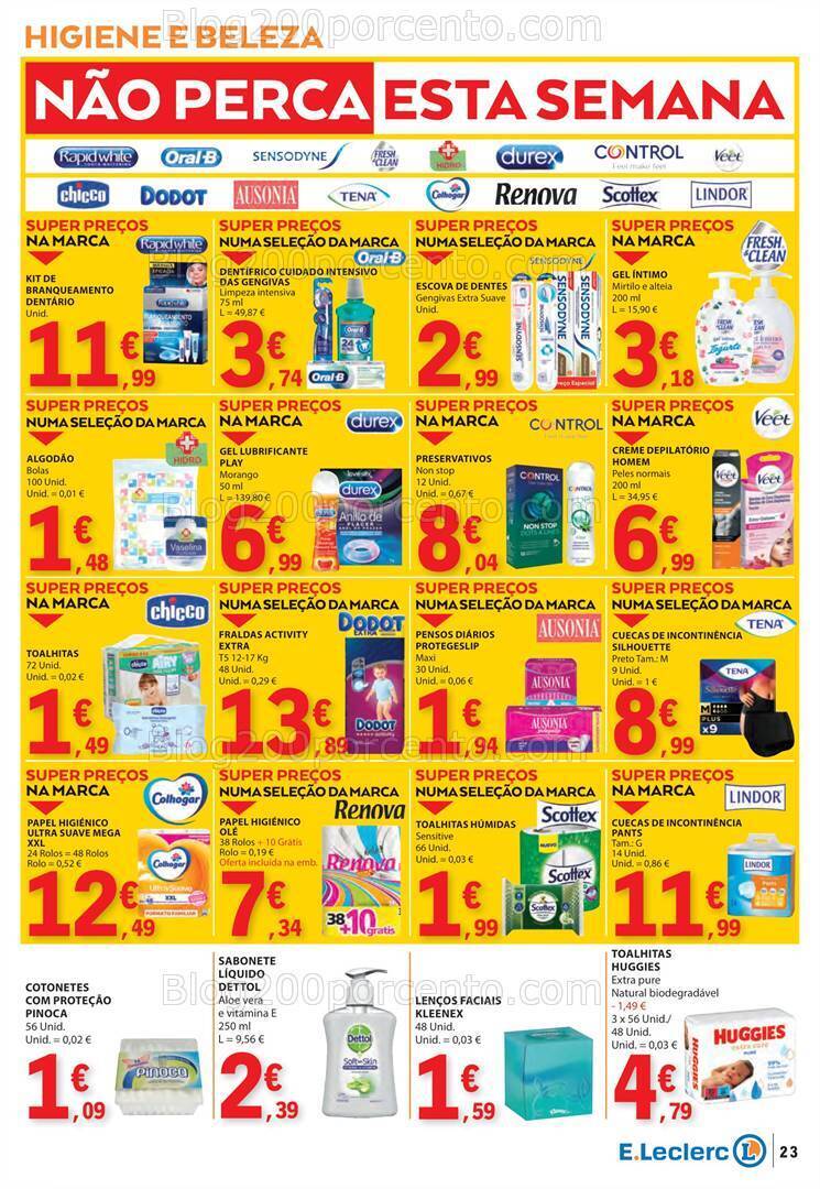 Antevisão Folheto E-LECLERC Promoções de 14 a 20 março