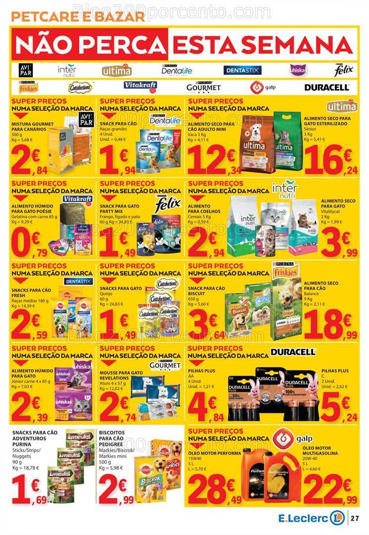 Antevisão Folheto E-LECLERC Promoções de 14 a 20 março