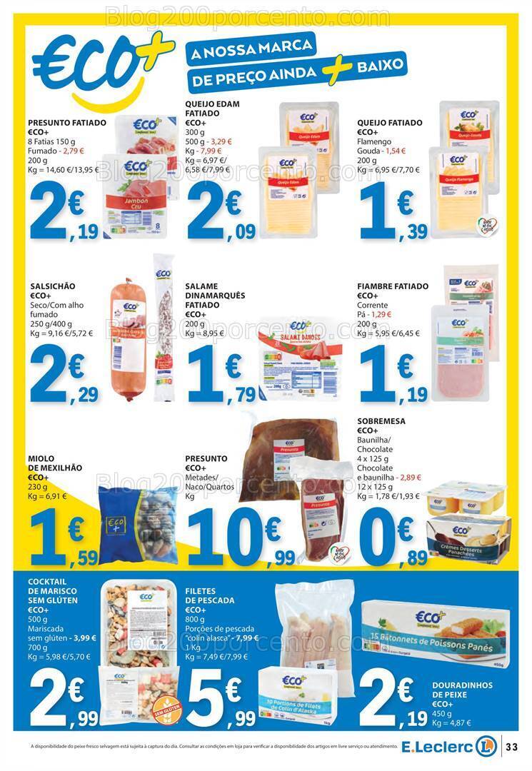 Antevisão Folheto E-LECLERC Promoções de 14 a 20 março