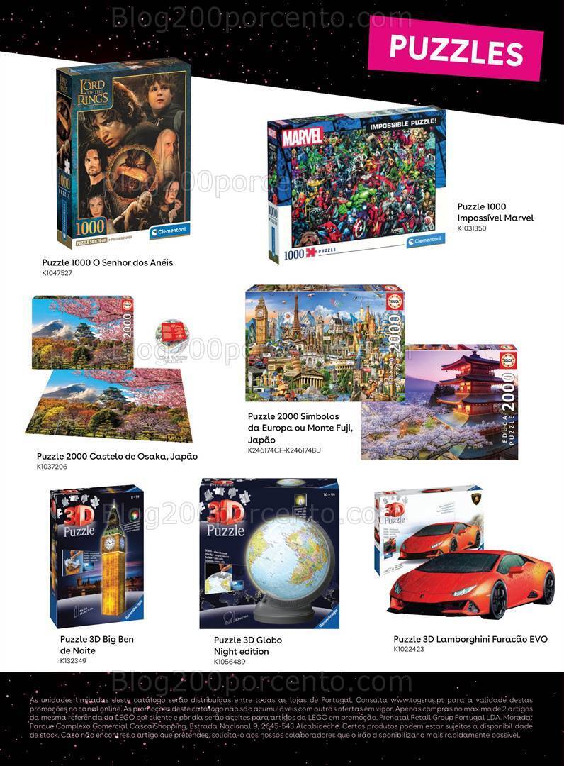 Antevisão Folheto TOYSRUS Especial Fãs Promoções de 1 a 24 dezembro