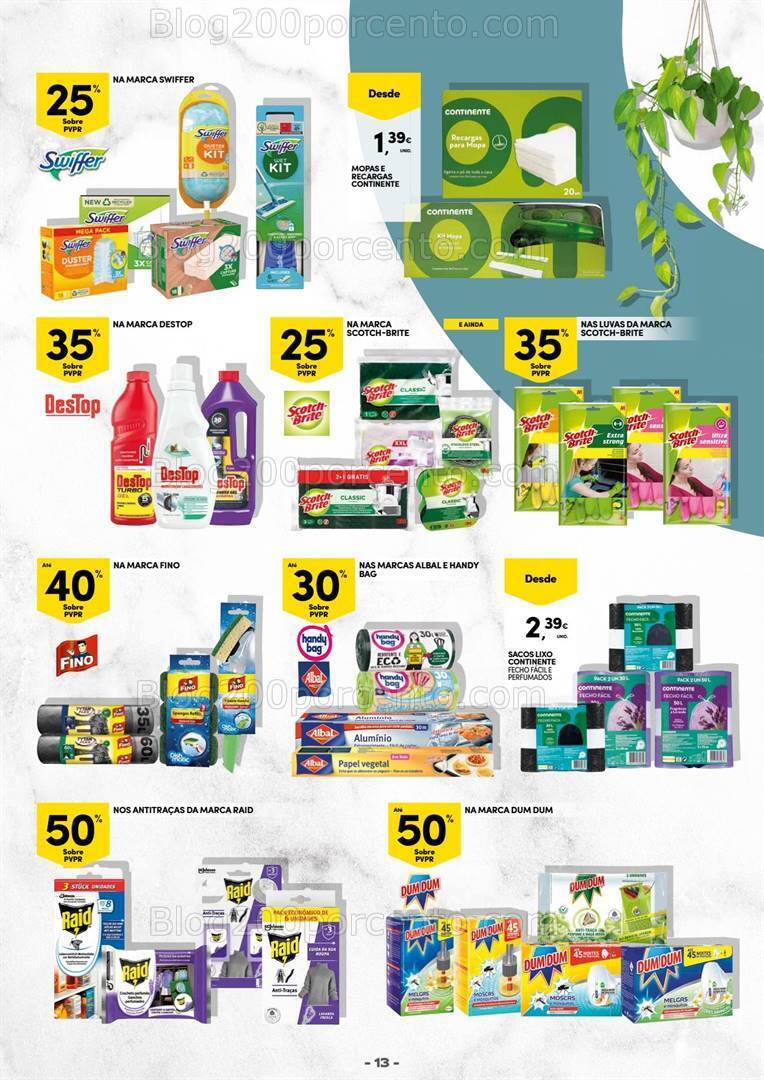 Antevisão Folheto CONTINENTE Especial Limpeza Promoções de 2 a 14 janeiro