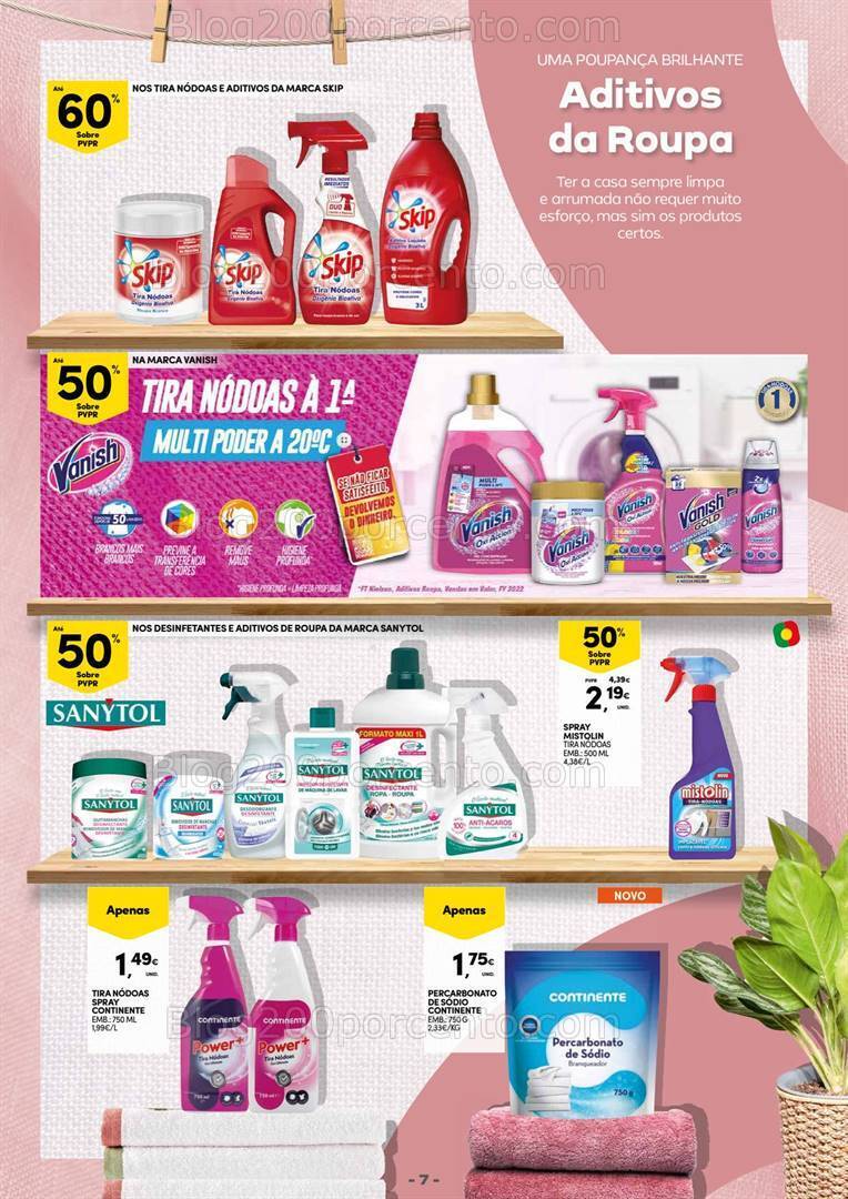 Antevisão Folheto CONTINENTE Especial Limpeza Promoções de 2 a 14 janeiro