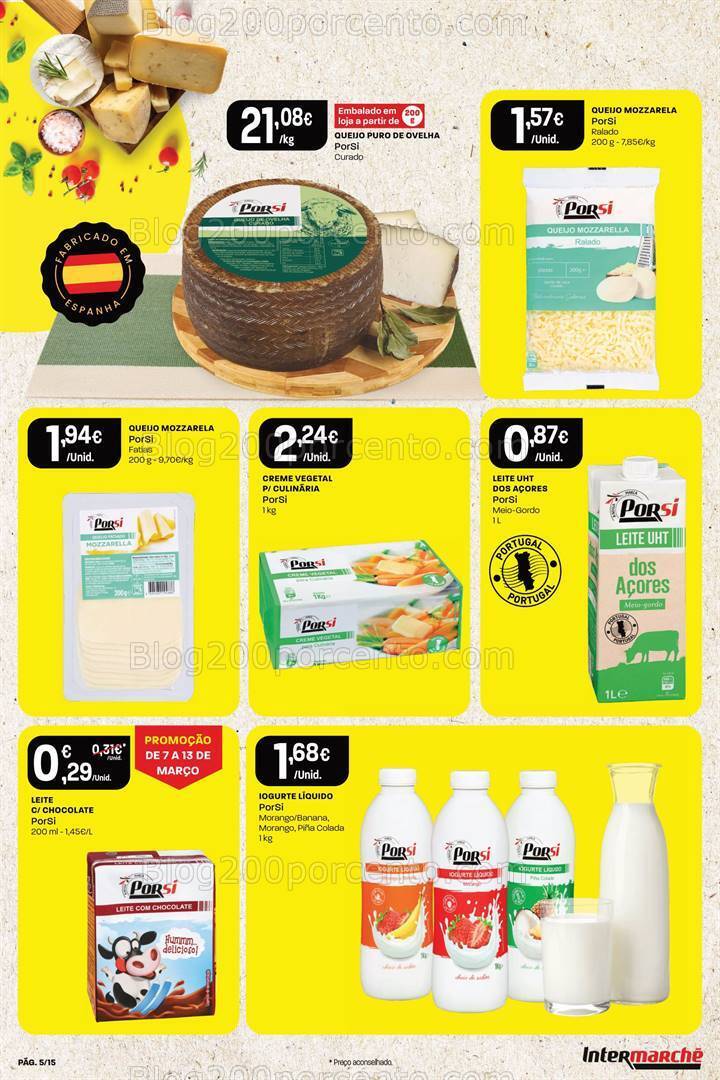 Antevisão Folheto INTERMARCHÉ Porsi Promoções de 7 a 13 março