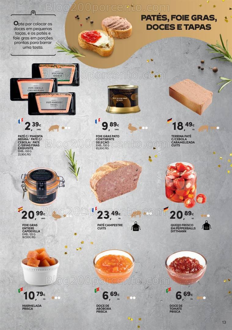 Antevisão Folheto CONTINENTE Especial Queijos e Enchidos -21 novembro a 31 dezembro