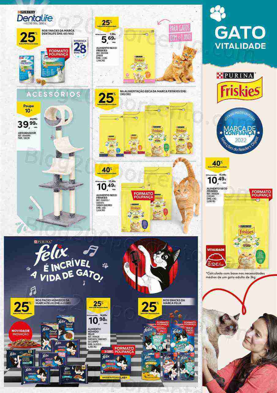 Antevisão Folheto CONTINENTE Feira Animal Promoções de 11 a 23 abril