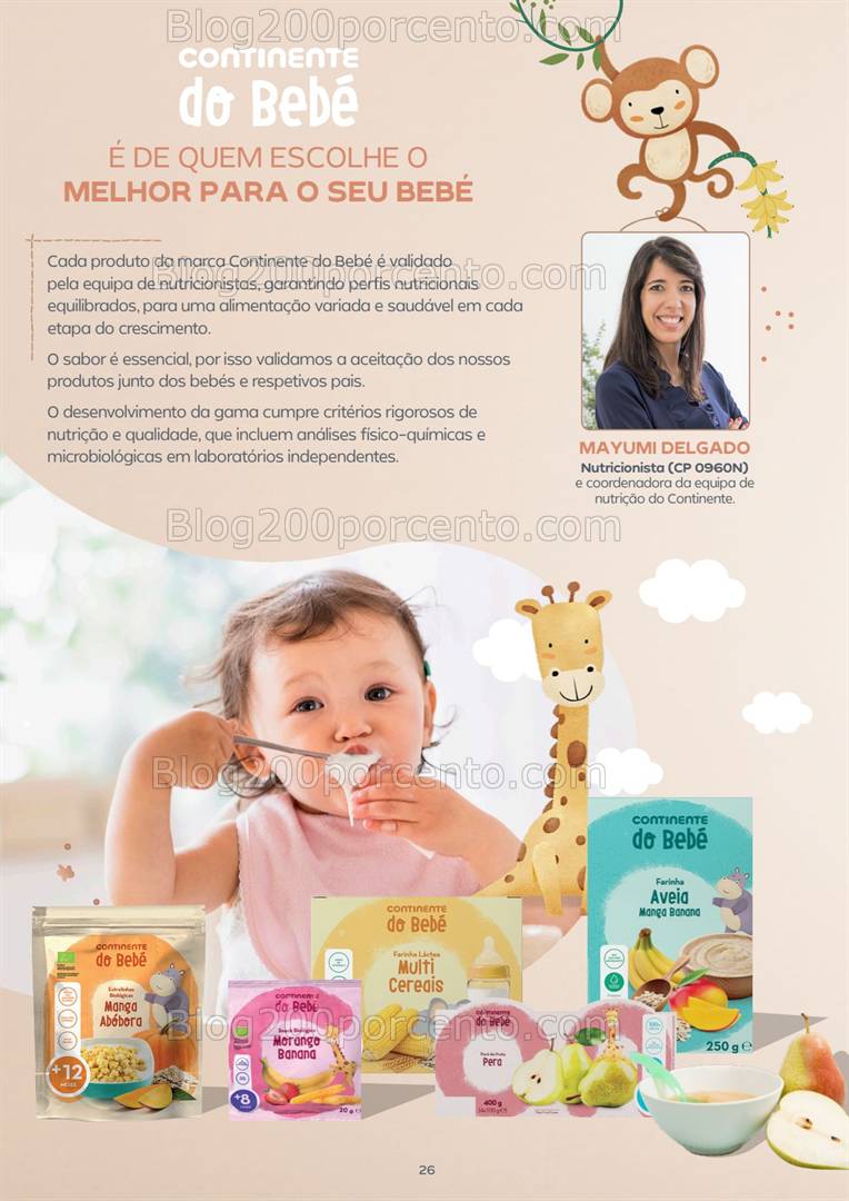 Antevisão Folheto CONTINENTE Feira do Bebé Promoções de 14 a 26 janeiro