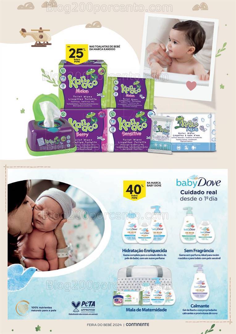 Antevisão Folheto CONTINENTE Feira do Bebé Promoções de 16 a 28 janeiro