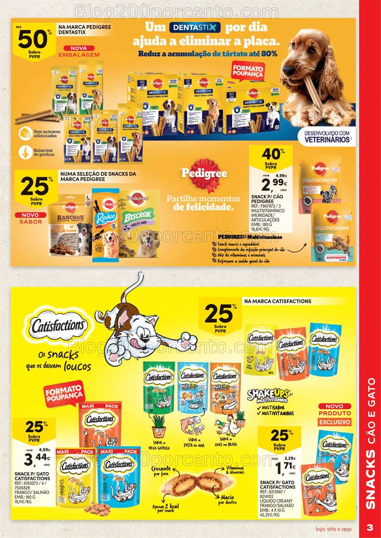 Antevisão Folheto CONTINENTE Pets Promoções de 28 janeiro a 16 fevereiro