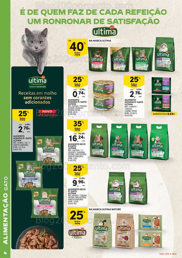 Antevisão Folheto CONTINENTE Pets Promoções de 28 janeiro a 16 fevereiro