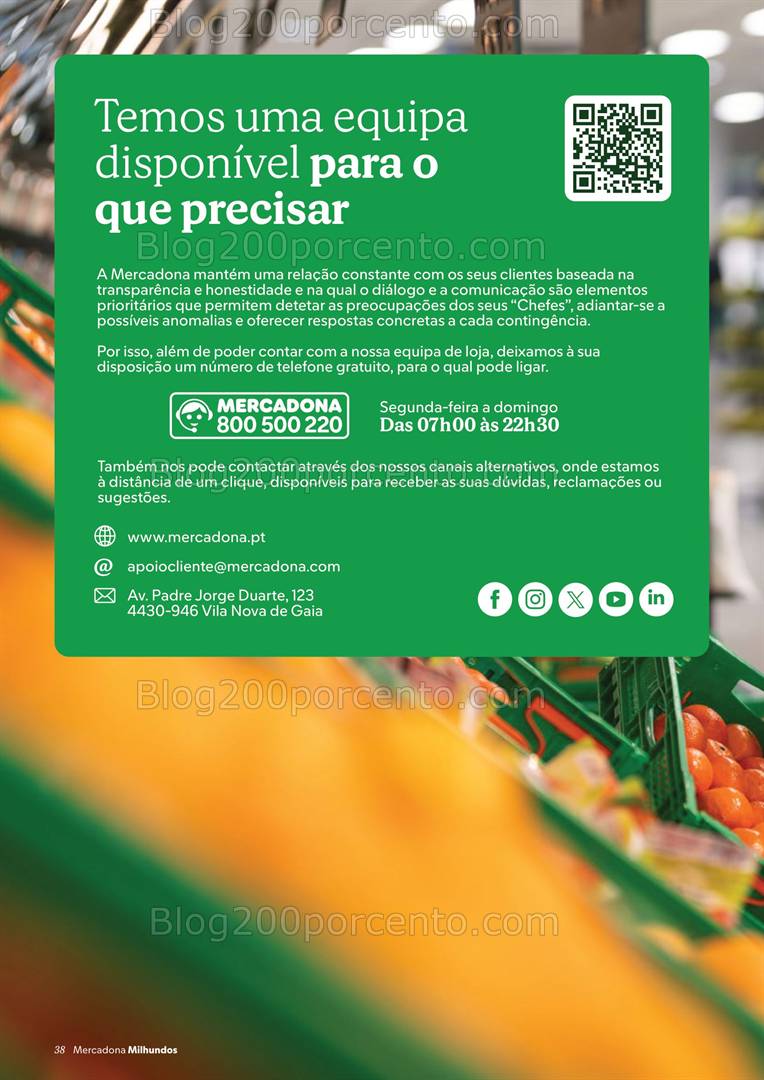 Antevisão Folheto MERCADONA Abertura Milhundos - Penafiel - 22 Abril!