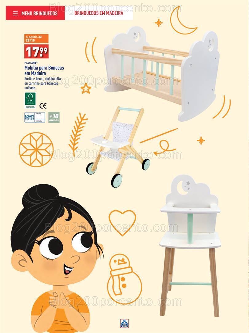 Antevisão Folheto ALDI Brinquedos Natal Promoções até 24 dezembro