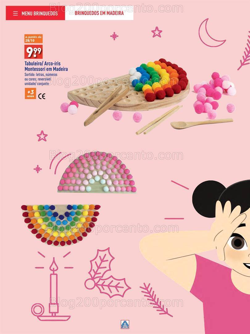 Antevisão Folheto ALDI Brinquedos Natal Promoções até 24 dezembro