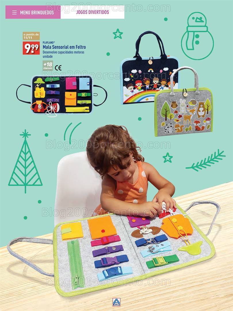 Antevisão Folheto ALDI Brinquedos Natal Promoções até 24 dezembro