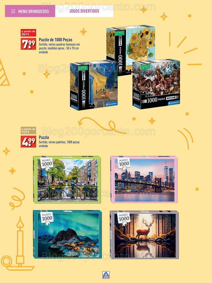 Antevisão Folheto ALDI Brinquedos Natal Promoções até 24 dezembro