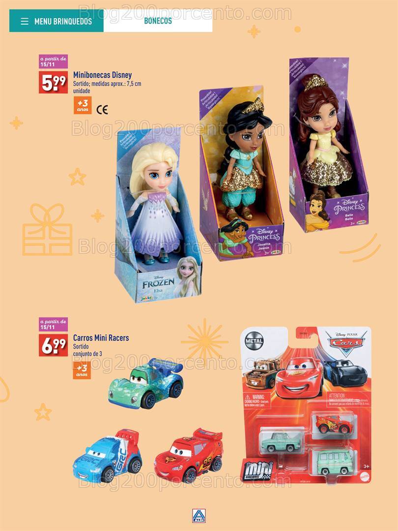 Antevisão Folheto ALDI Brinquedos Natal Promoções até 24 dezembro