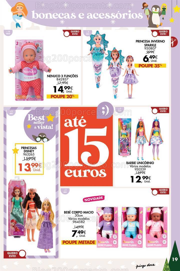 Antevisão Folheto PINGO DOCE Brinquedos Promoções de 14 novembro a 24 dezembro