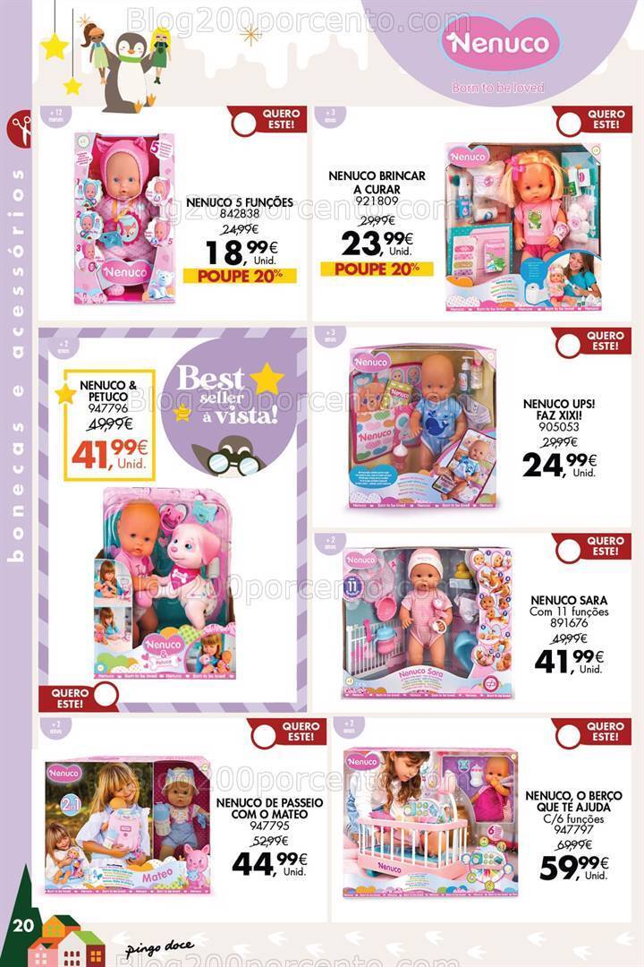 Antevisão Folheto PINGO DOCE Brinquedos Promoções de 14 novembro a 24 dezembro