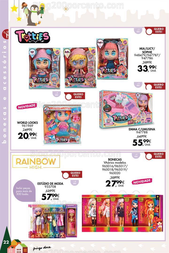 Antevisão Folheto PINGO DOCE Brinquedos Promoções de 14 novembro a 24 dezembro