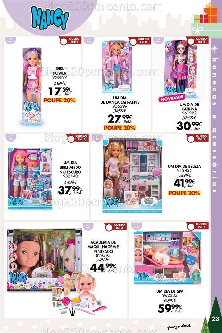 Antevisão Folheto PINGO DOCE Brinquedos Promoções de 14 novembro a 24 dezembro